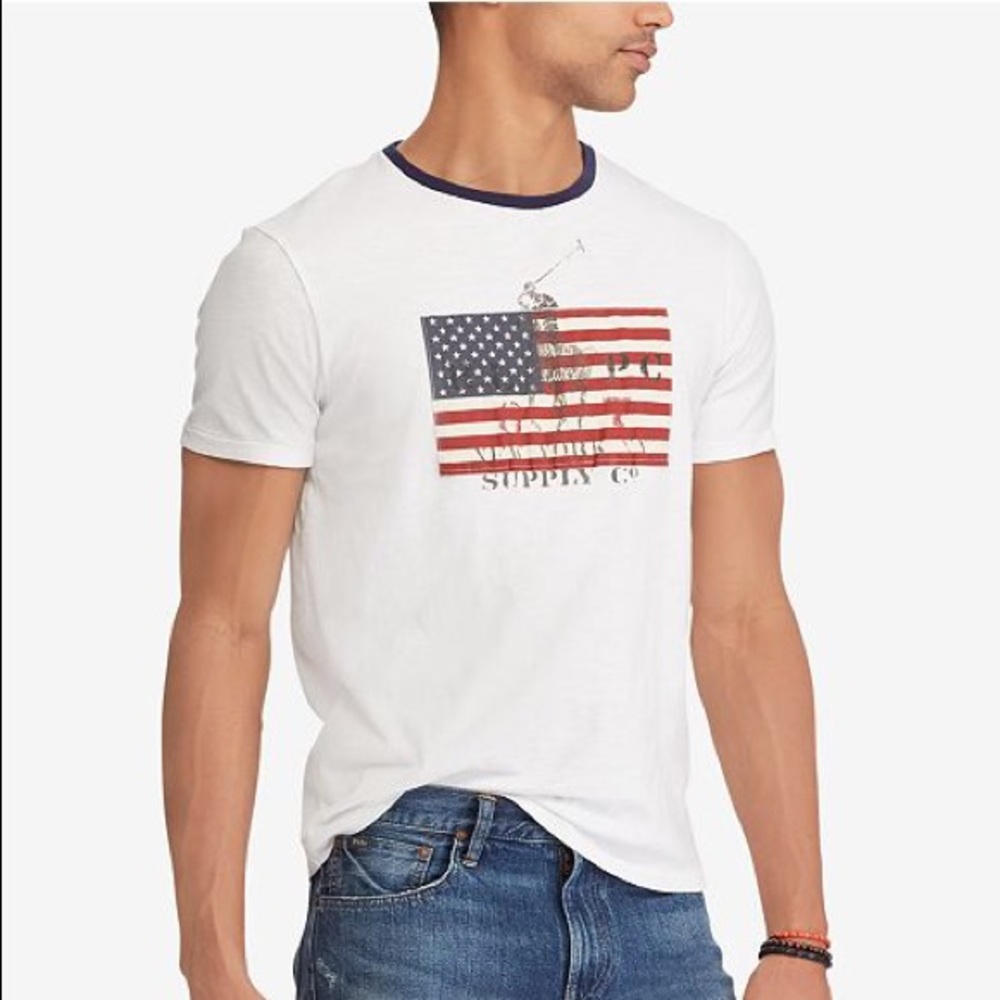Polo Ralph Lauren American flag tee